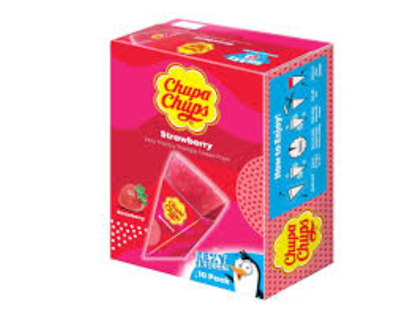 CHUPA CHUPA STRAWBERRY TRIANGLE FREEZE POP 62ML 8S